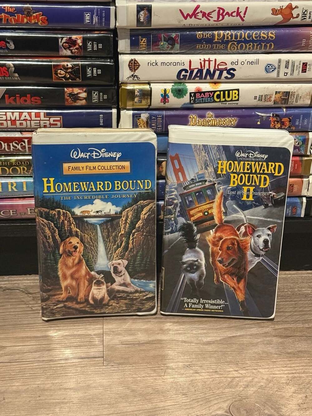 Walt Disney Homeward Bound The Incredible Journey & Homeward Bound II VHS